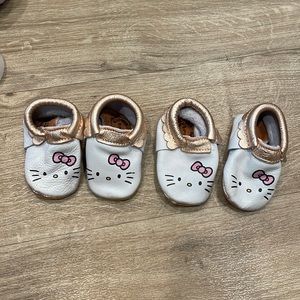 Freshly Picked Hello Kitty Moccasins. Size 3